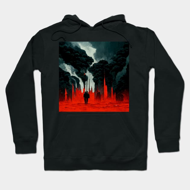 Air Pollution Hoodie by www.TheAiCollective.art